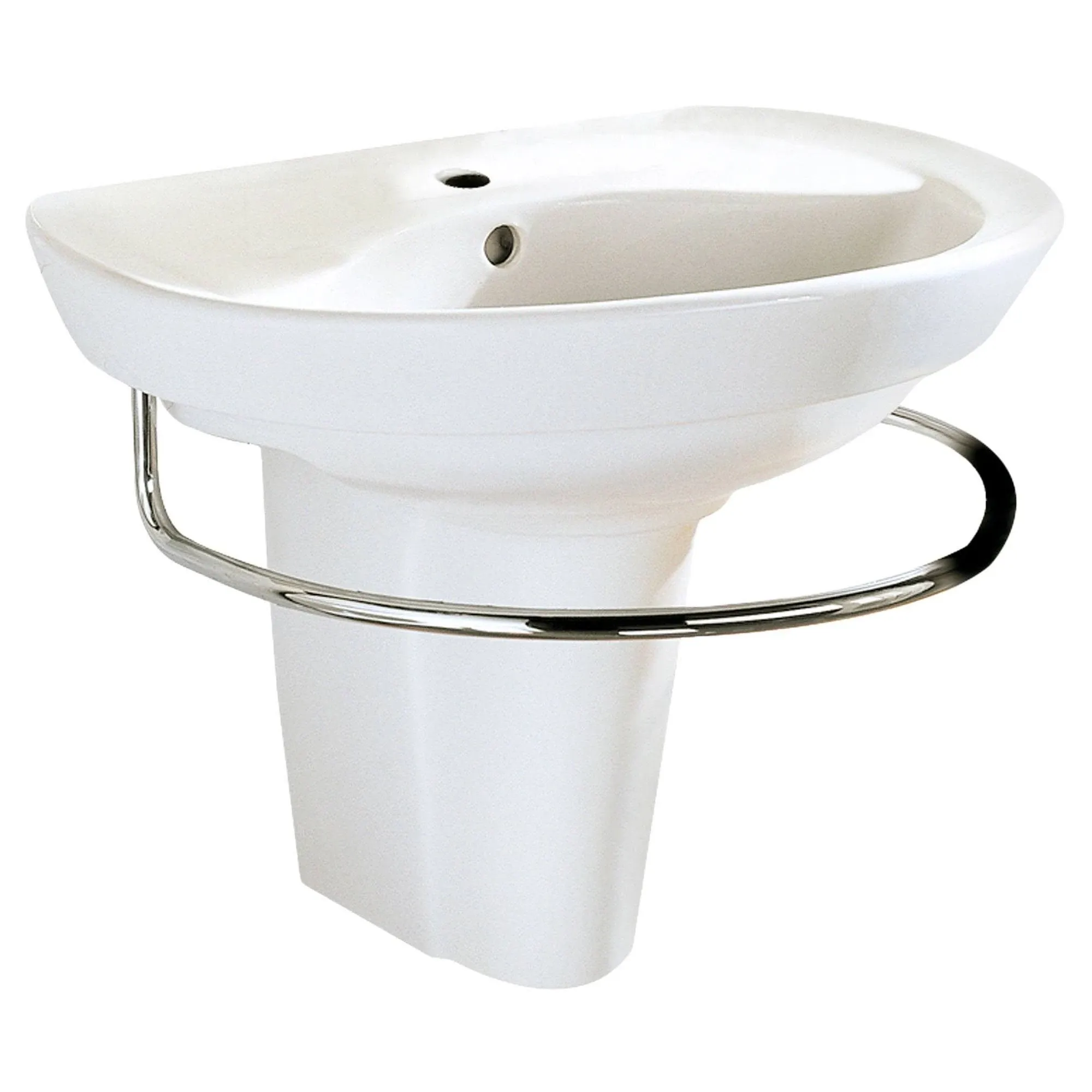 American Standard 0268.144.020 Ravenna Wall-Mount Pedestal Sink with, White