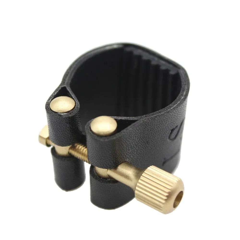 Andoer Artificial Leather Compact Durable Ligature Fastener for Alto Sax ...