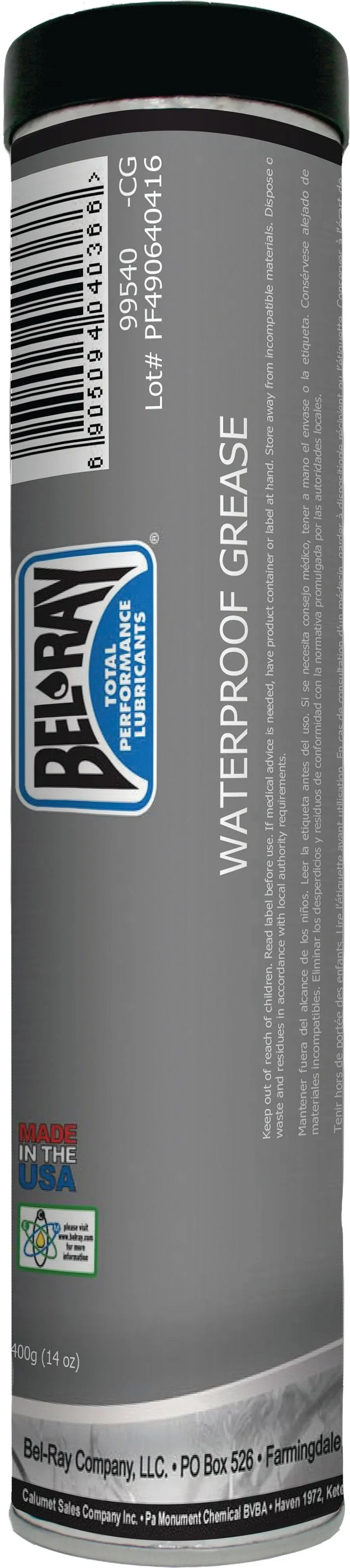 Bel-Ray 99540-CG Waterproof Grease - 14oz. Cartridge