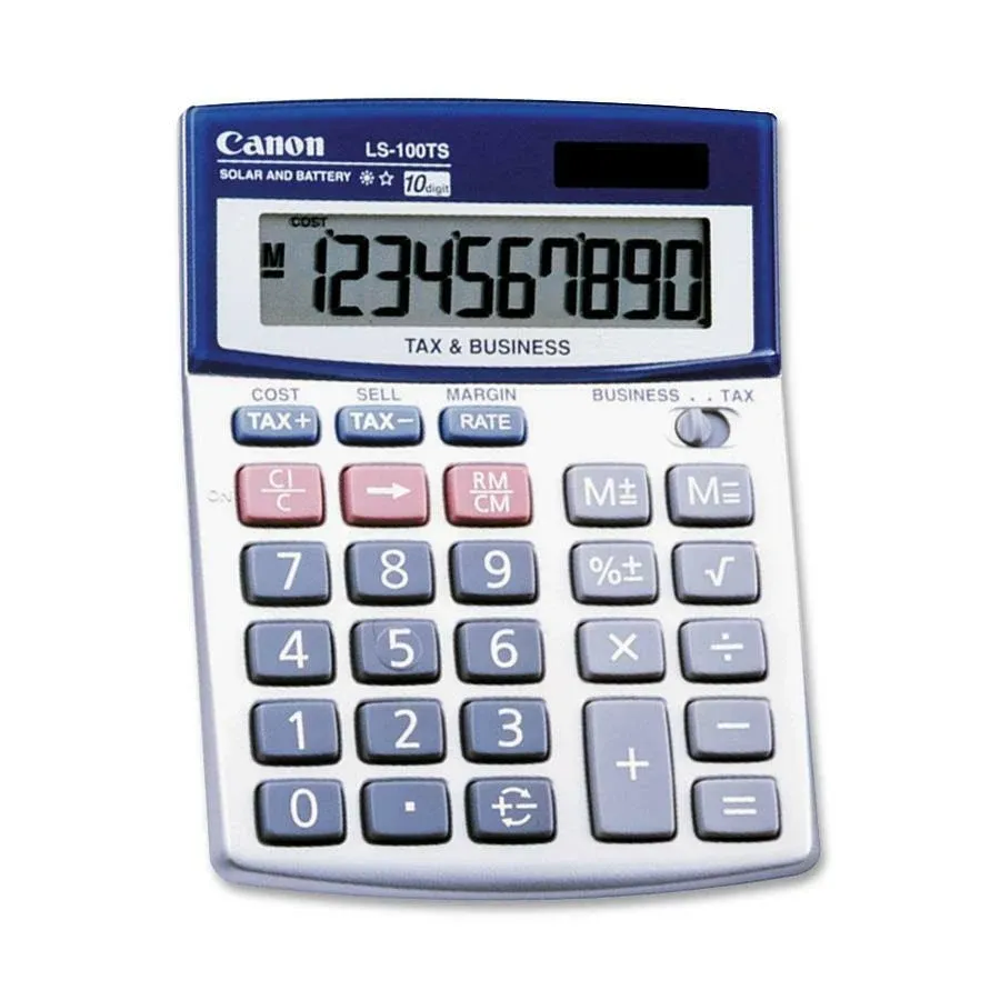 Canon 10 Digit Tax &amp; Business Calculator