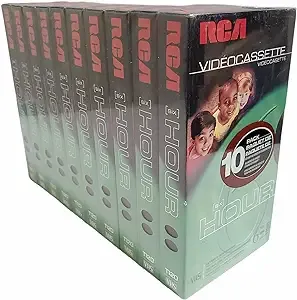 RCA - VHS Tape - T-120H - 10 Pack - Standard Grade - NEW - Factory Sealed