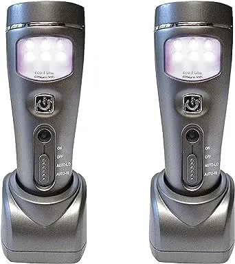 4-in-1 Eco-I-Lite, 2 Pack – Emergency Flashlights, Night Light, Power Failure...