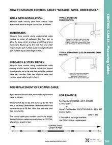 Seastar 3300 Xtreme Control Cable