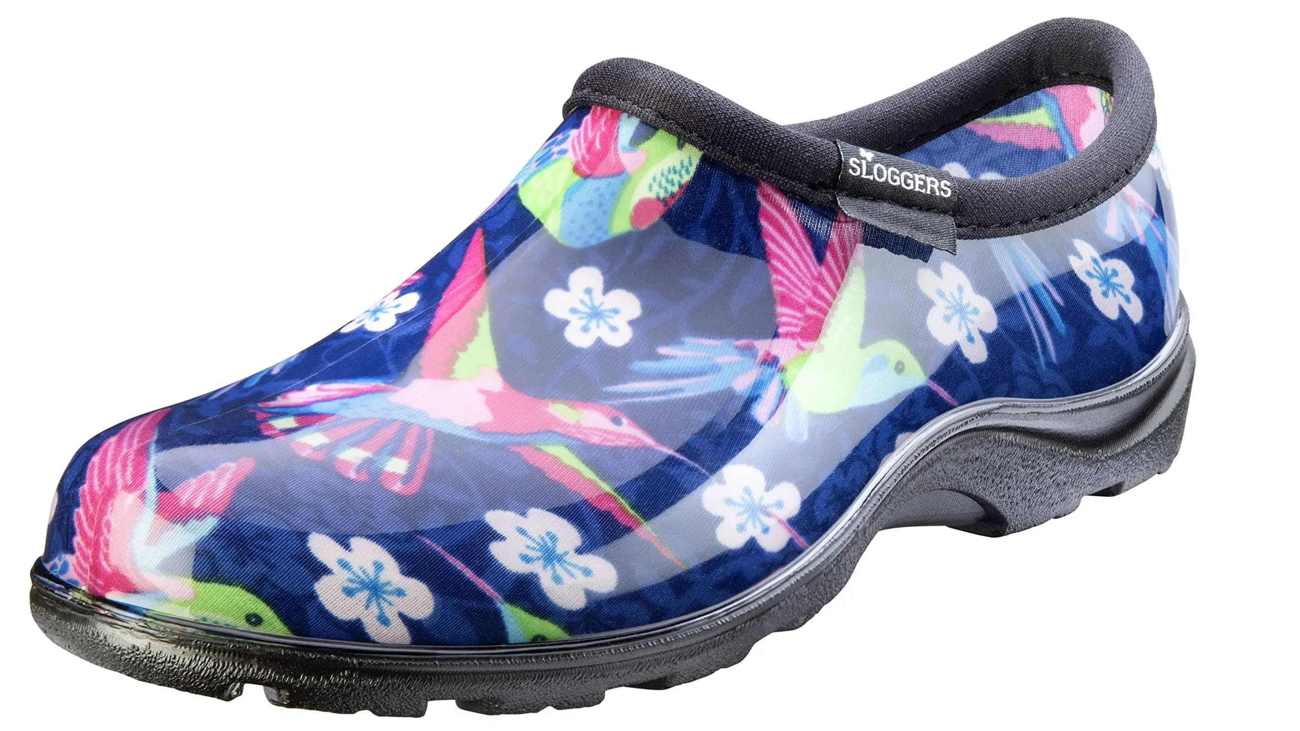 Sloggers Women's Waterproof Hummingbird Print Garden Shoe