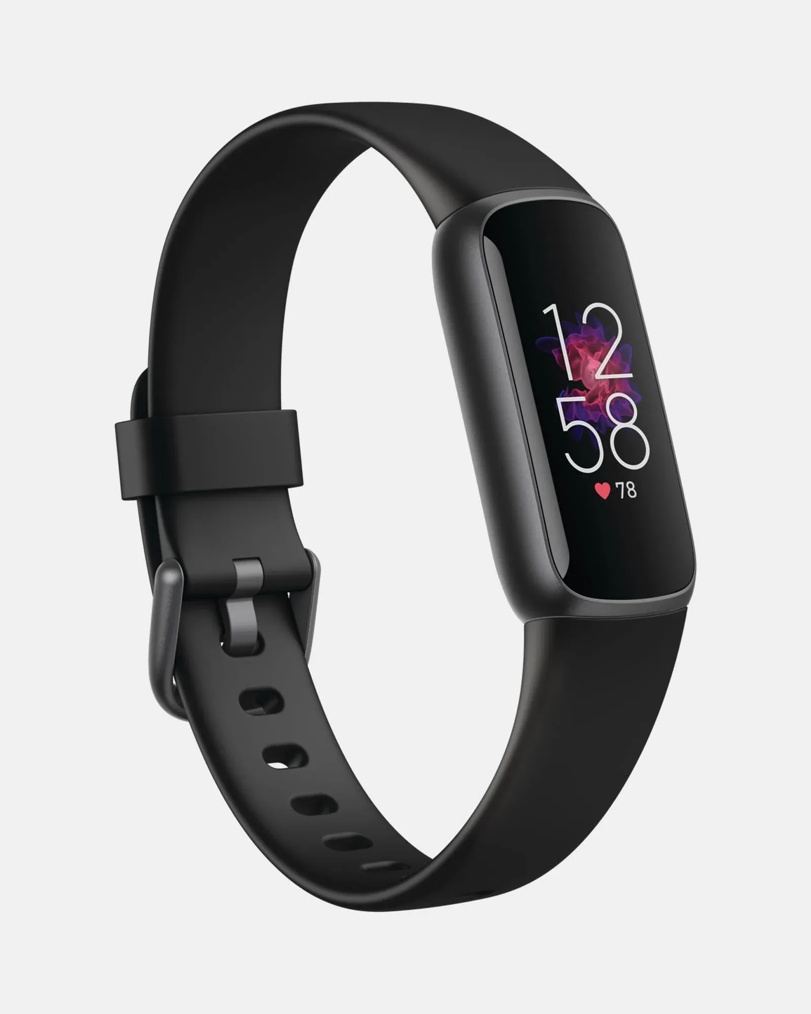 Monitor de actividad física y bienestar Fitbit Luxe - Negro/Acero inoxidable grafito