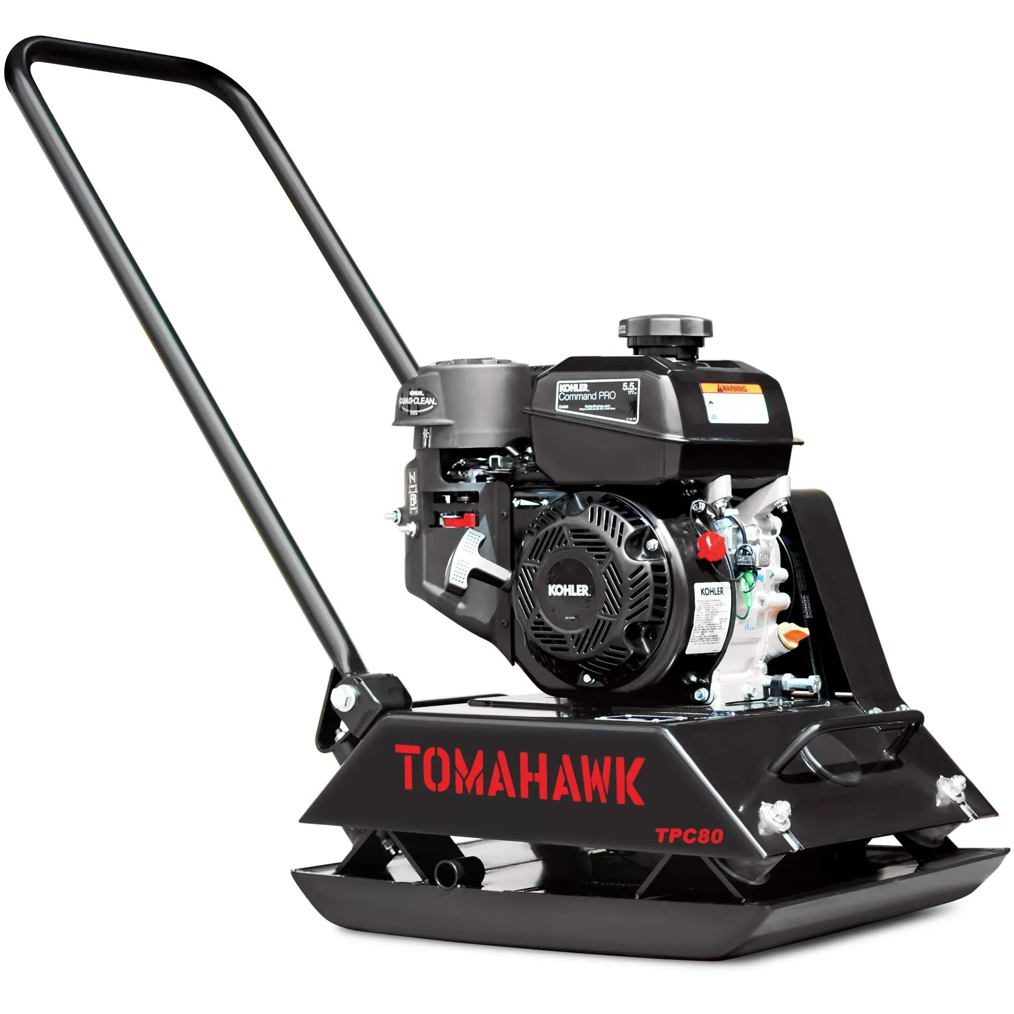 Tomahawk Power Tomahawk Vibratory Plate Compactor Tamper for Dirt Asphalt Gravel ...