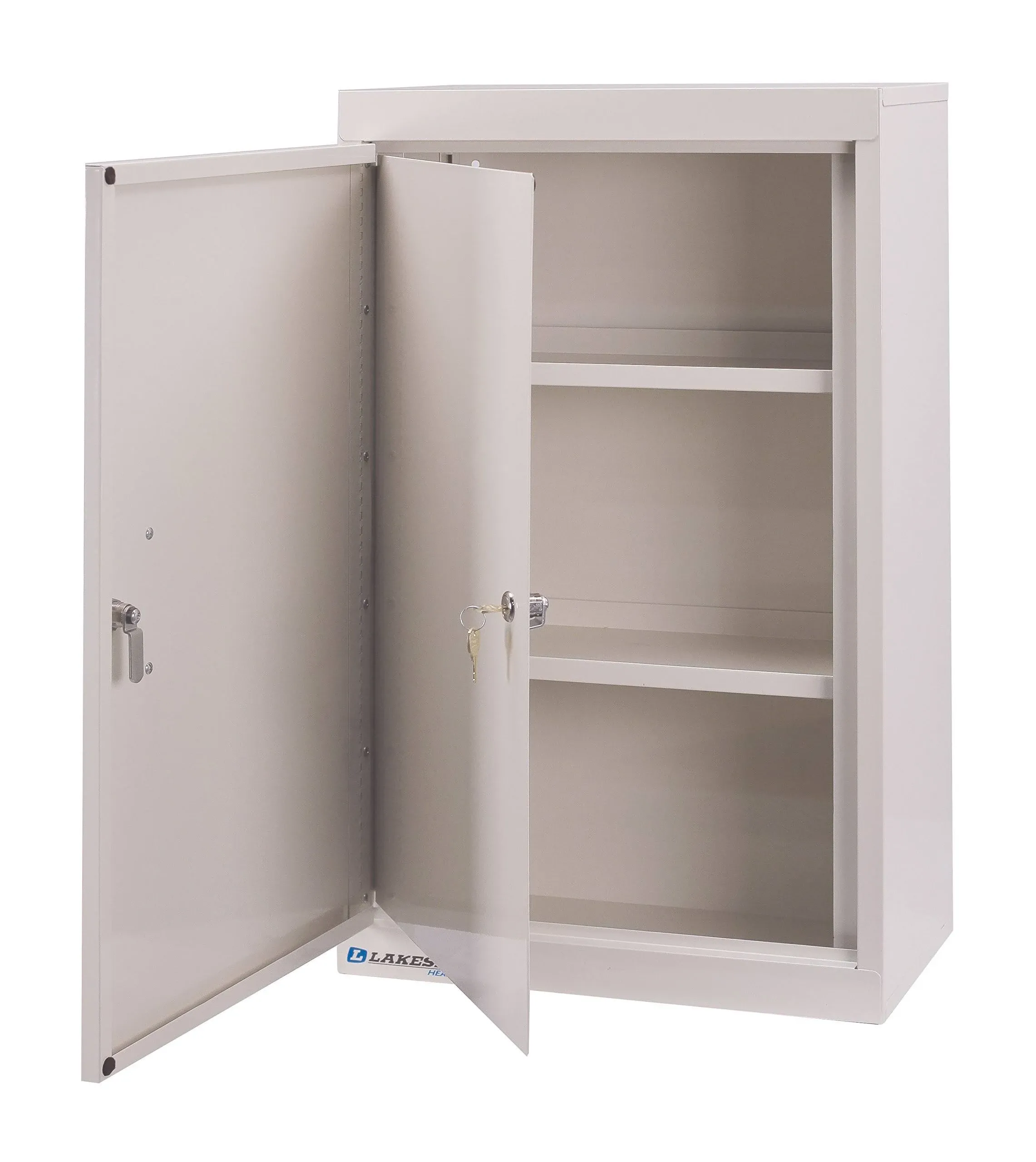 Lakeside Manufacturing LNC-6D Narcotic Cabinet; Double Door, Lock, (2) Adjustable ...