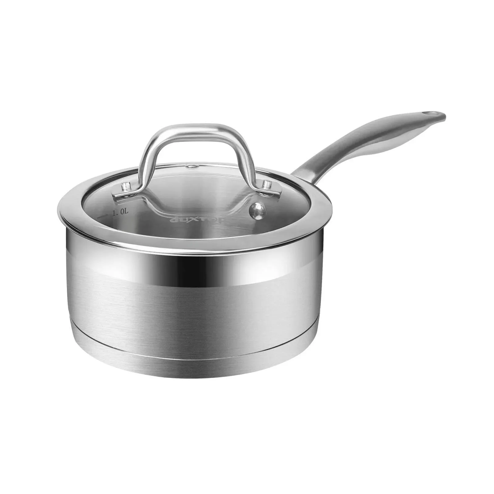 Duxtop Professional Stainless Steel Sauce Pan with Lid, Kitchen Cookware, Ind...