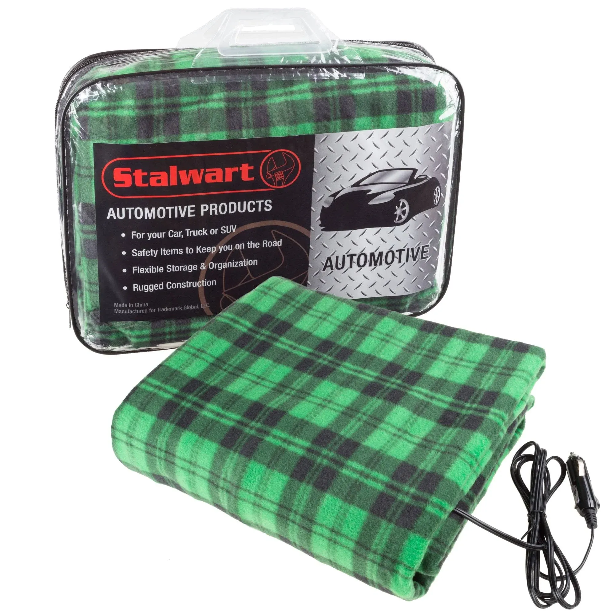 Stalwart 12V Electric Heated Car Blanket