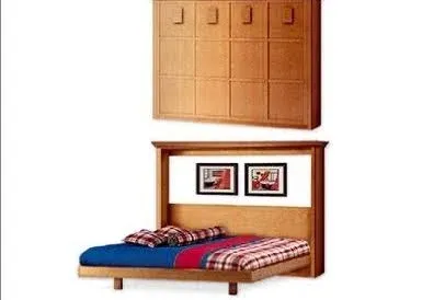 Plans Design Easy Murphy Horizontal Queen Size Wall Bed Frame Woodworking Plans ...