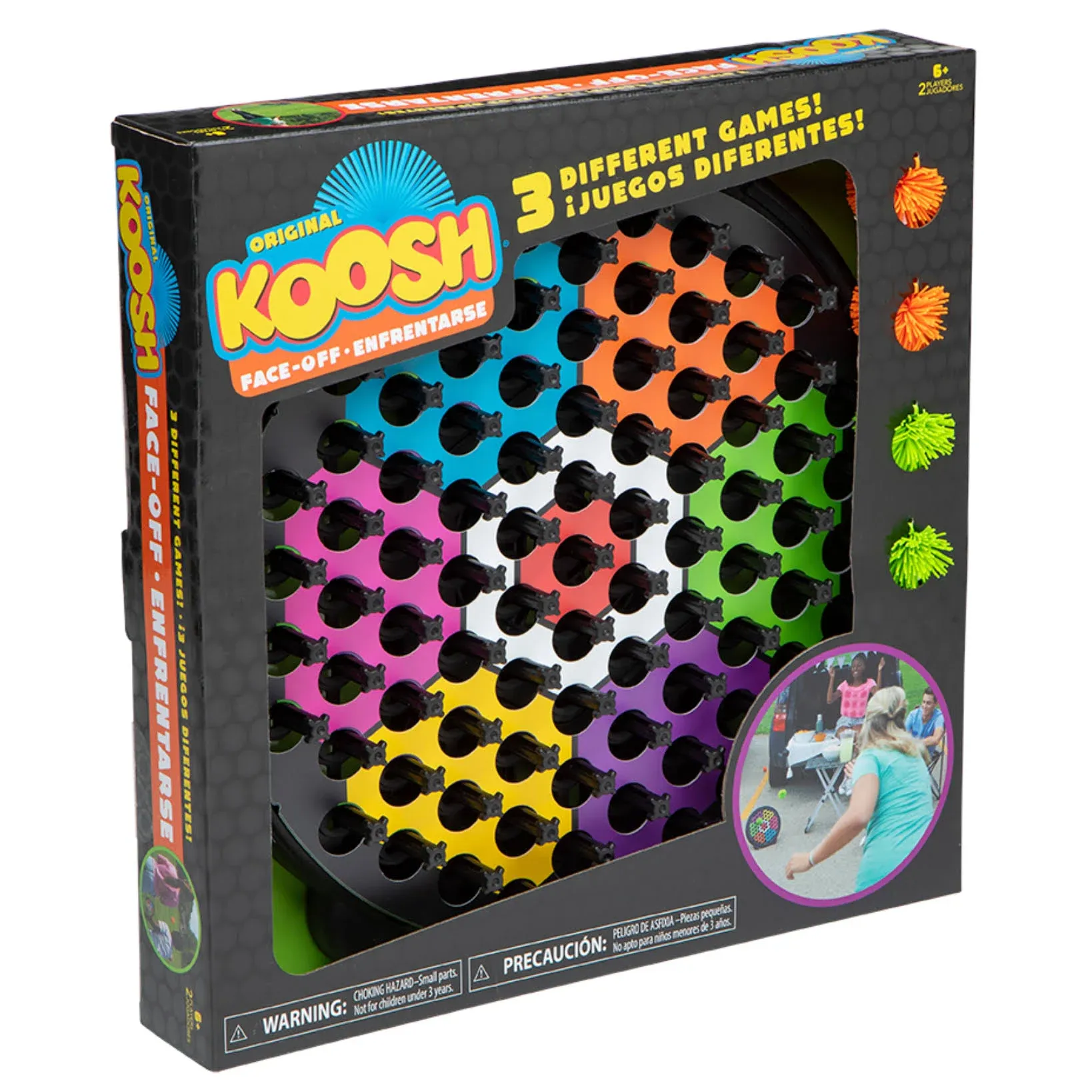 Koosh Face-Off - 3-in-1 Target Game - Head-to-Head Play - Outdoor Sports Fun... 