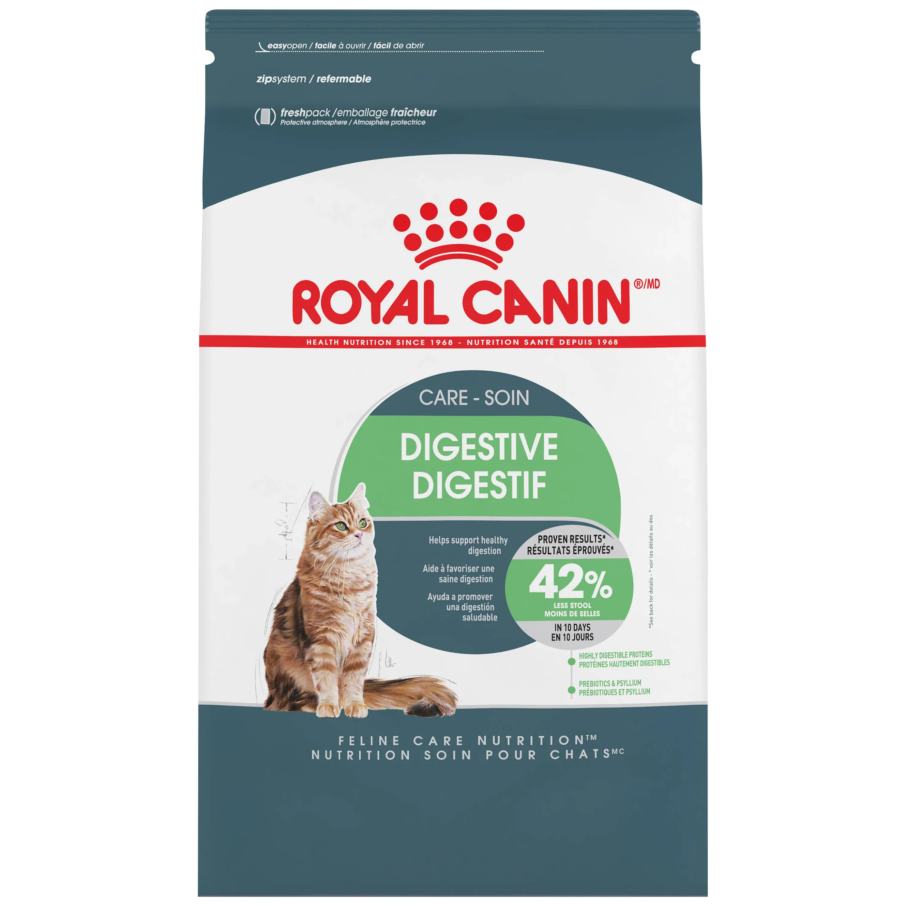 Royal Canin Feline Care Nutrition Digestive Care Dry Cat Food, 3 lb bag