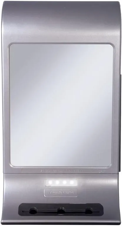 Zadro Water Led Light Like Finish Z'Fogless Mirror with Touch Panel Stainless Steel