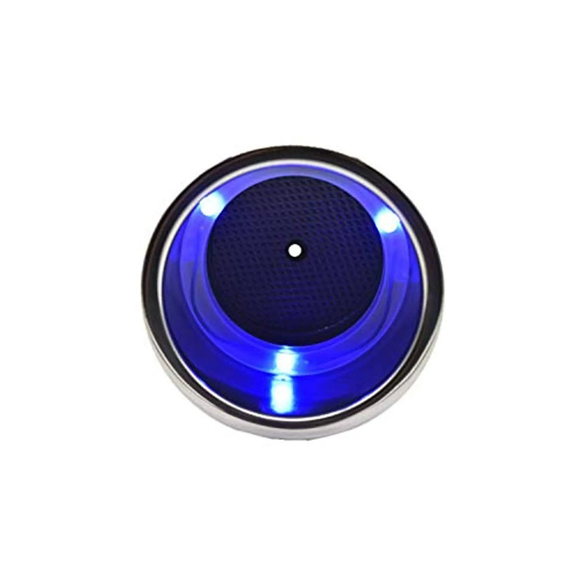 Marine City Stainless Steel 3-Blue-LED 12V,1W Drink Cup Holder with Drain 1-Pcs