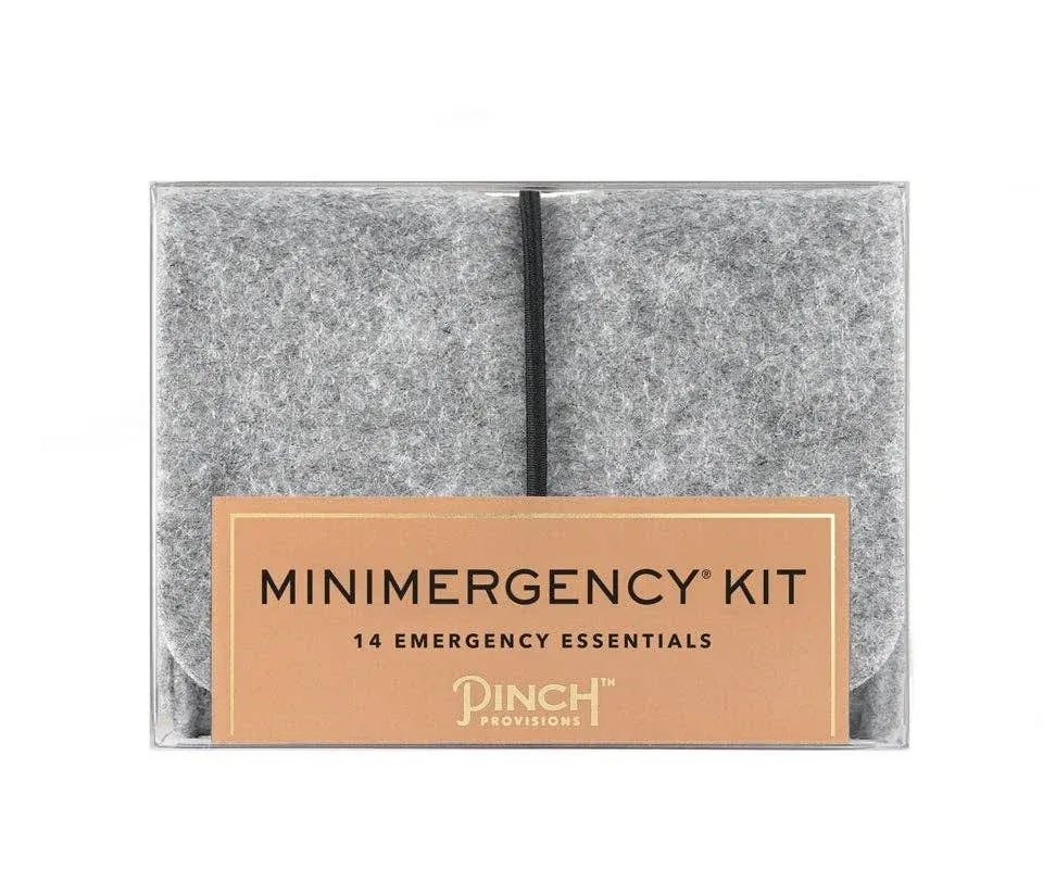 Pinch Provisions Unisex Minimergency Kit, Includes 14 Emergency Essentials for Travel & Personal Care, Gift for Men, Grooms, Clients & Employees