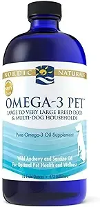 Nordic Naturals Omega-3 Cat, Unflavored - 2 oz - 304 mg Omega-3 Per One mL - Fish Oil for Cats with EPA & DHA - Promotes Heart, Skin, Coat, Joint, & Immune Health - Non-GMO