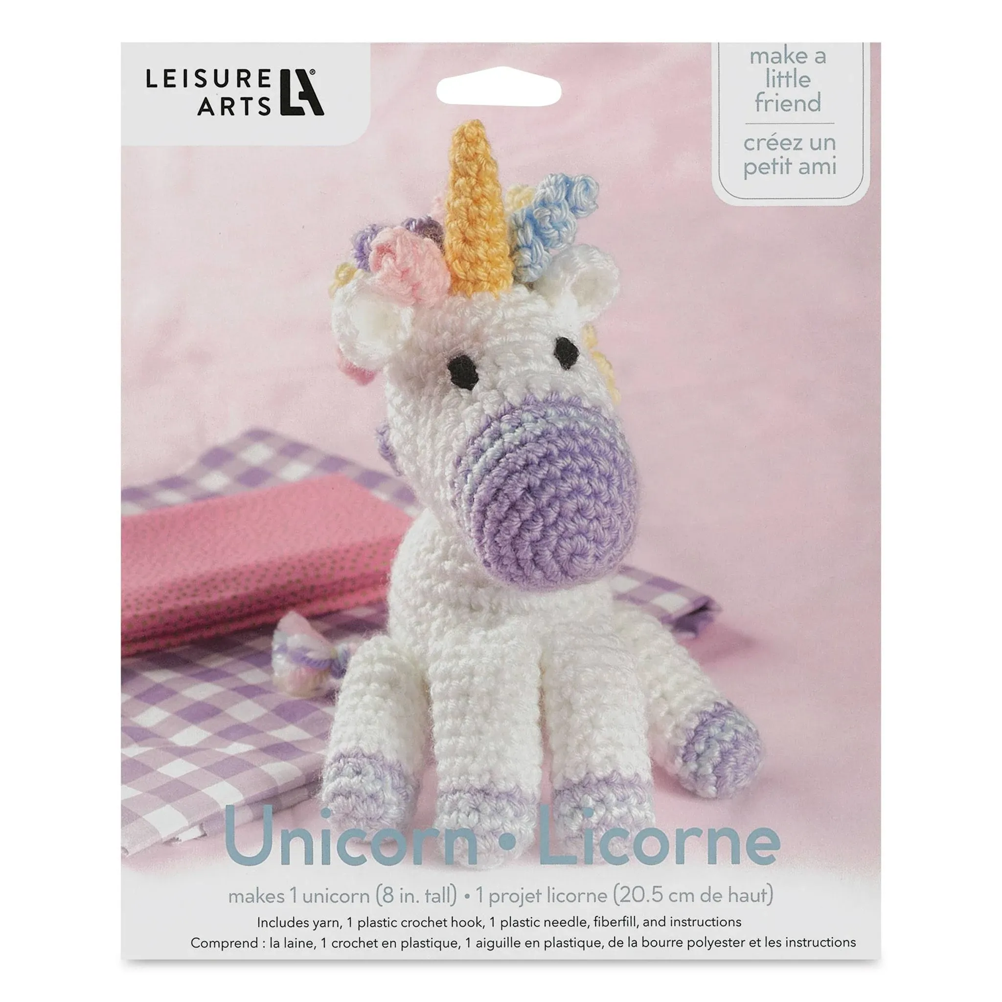 Leisure Arts Crochet Friend Kit Unicorn