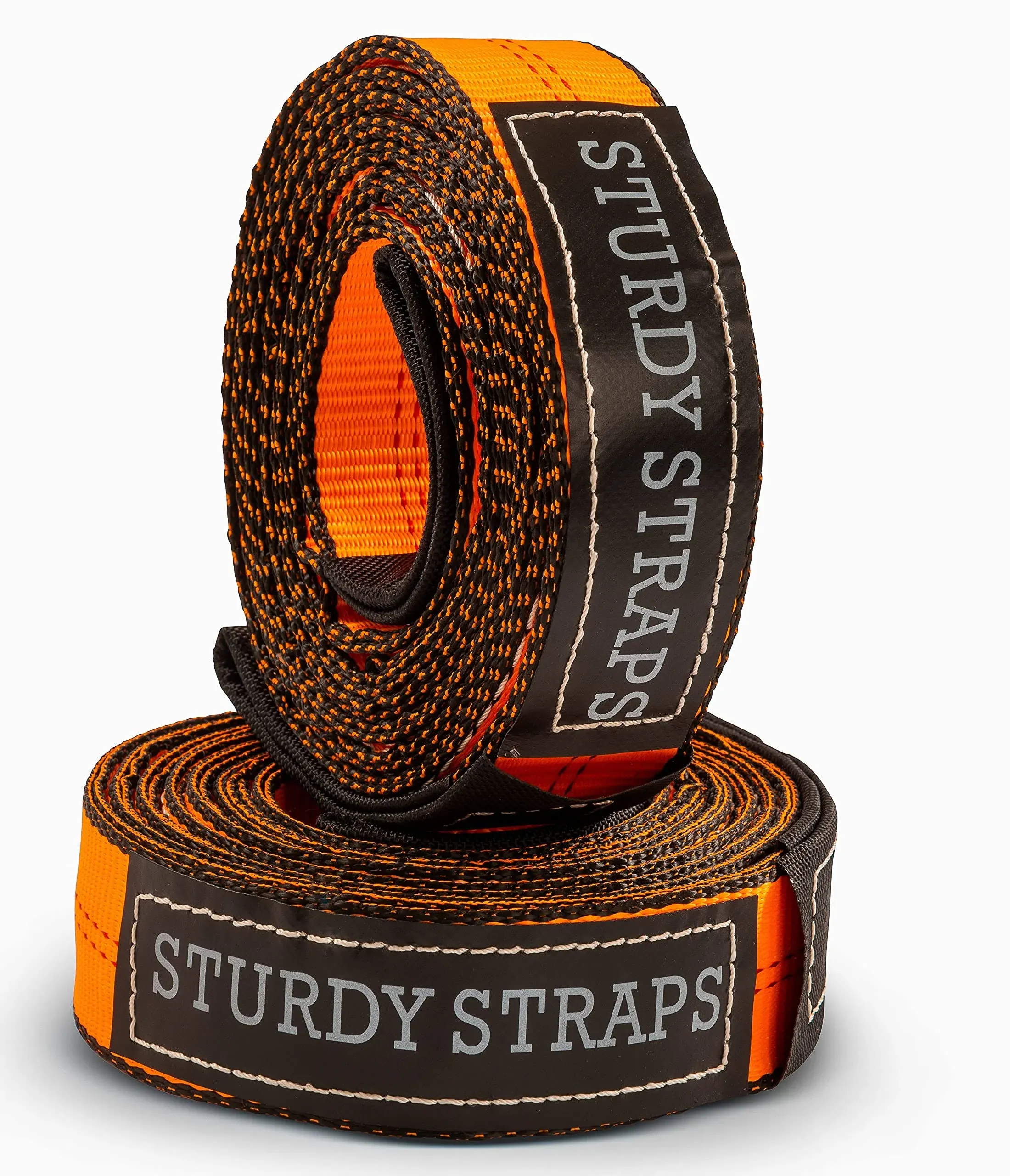 Sturdy Straps 18800lb Lift Sling Straps 2-Pack 10 Feet x 2 Inches Lon