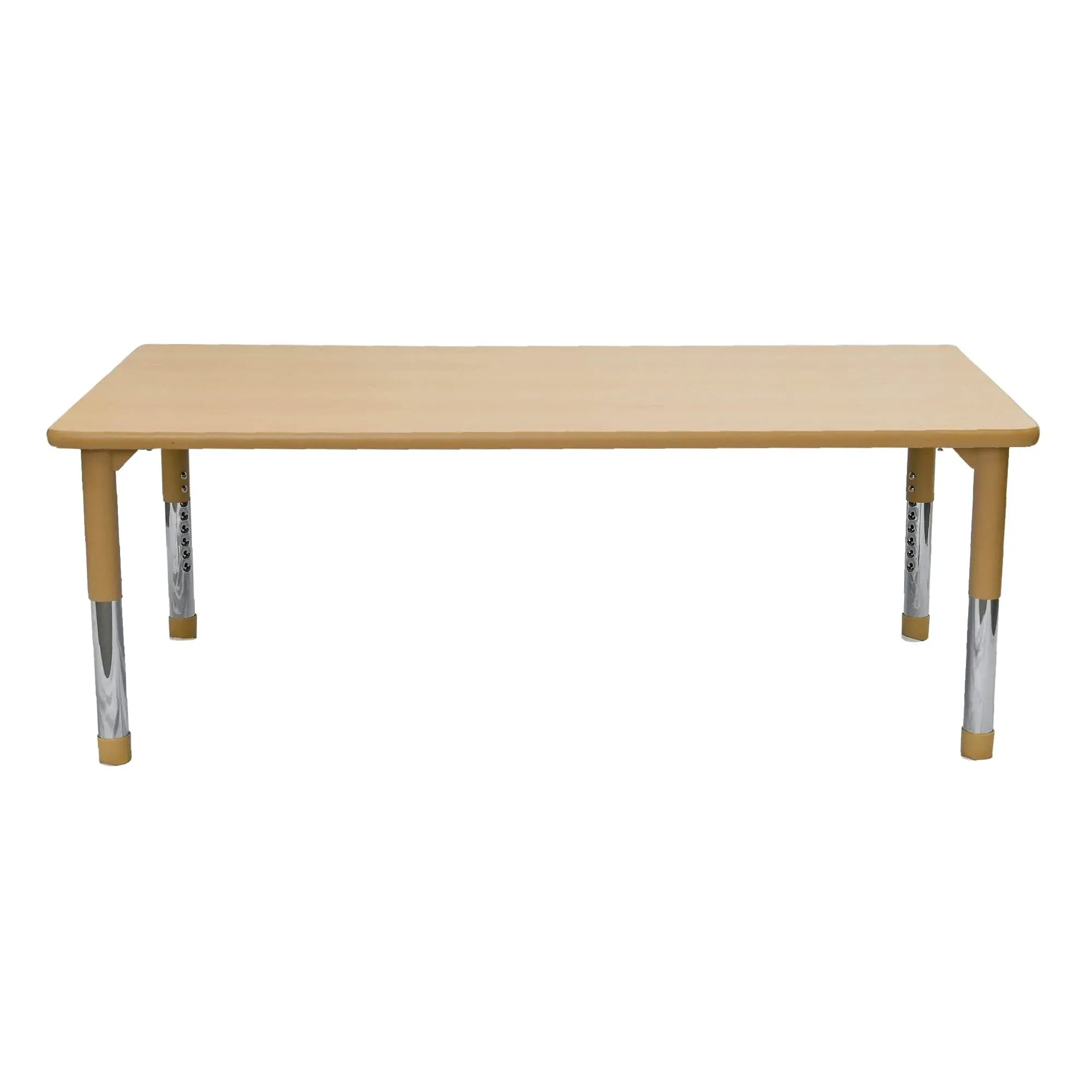 As We Grow Maple Tan Rectangular Adjustable Table