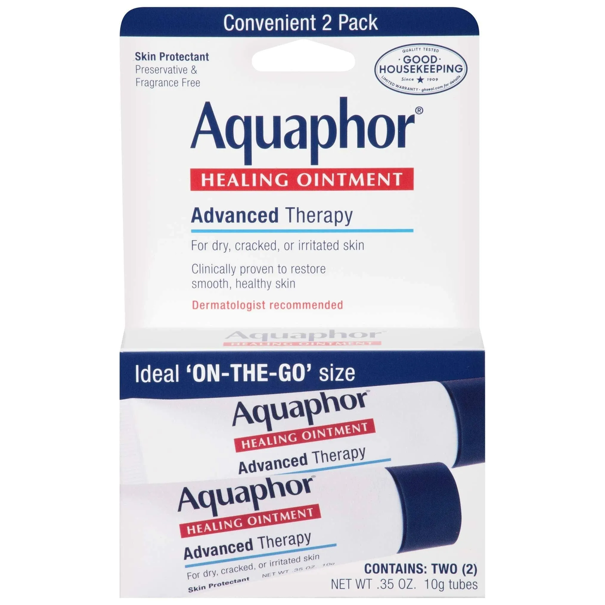 Aquaphor, Bambino curativa Unguento, 2 Tubi, 10.4ml (10 g) Ogni