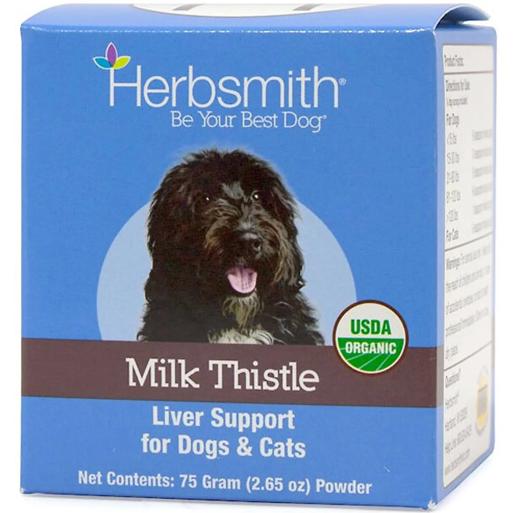 Herbsmith Herbal Blends Milk Thistle 75 gram Powdered Dog &amp; Cat liver support