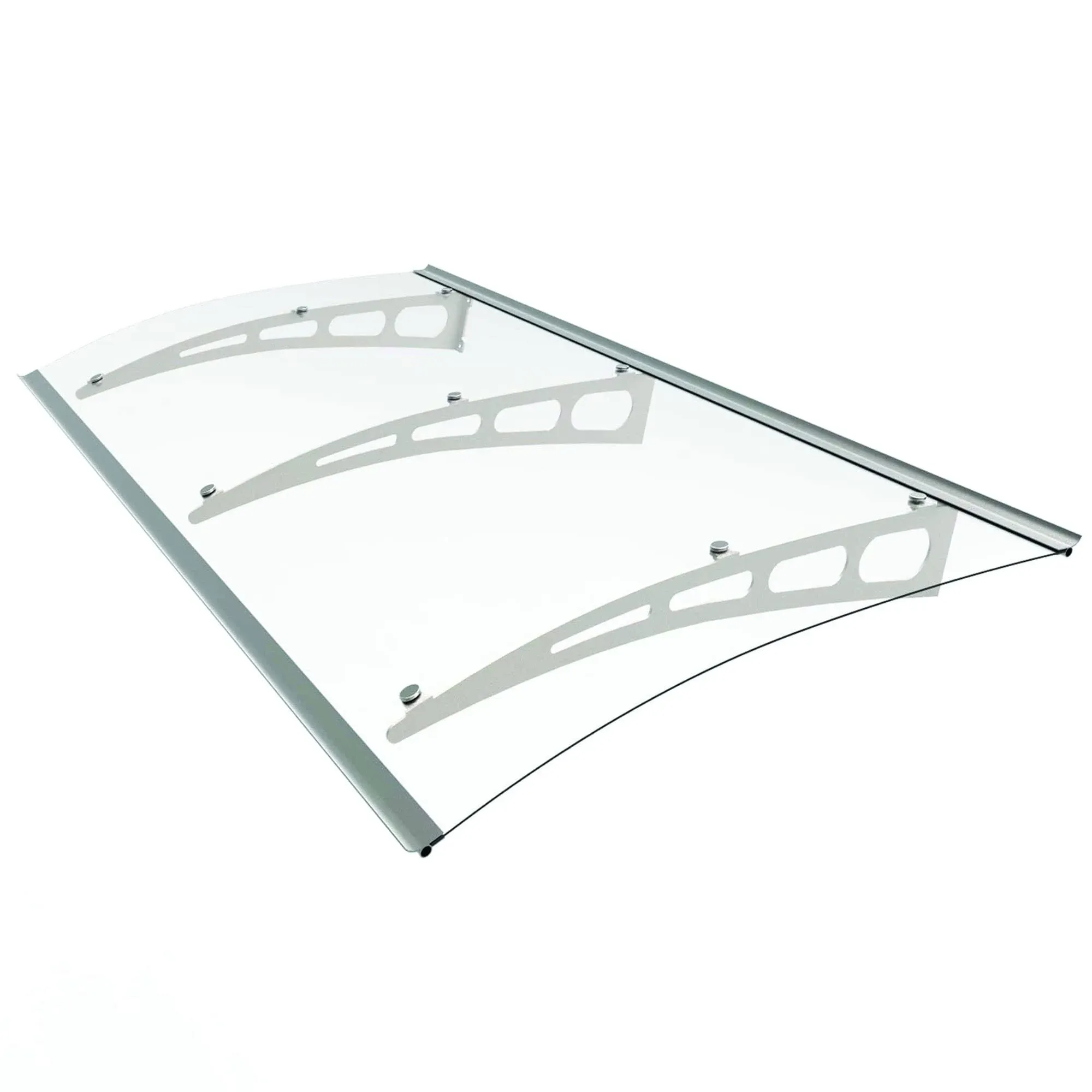 Advaning Pa Series (Door Polycarbonate Awning), 94x35 (in) / Clear Solid Sheet