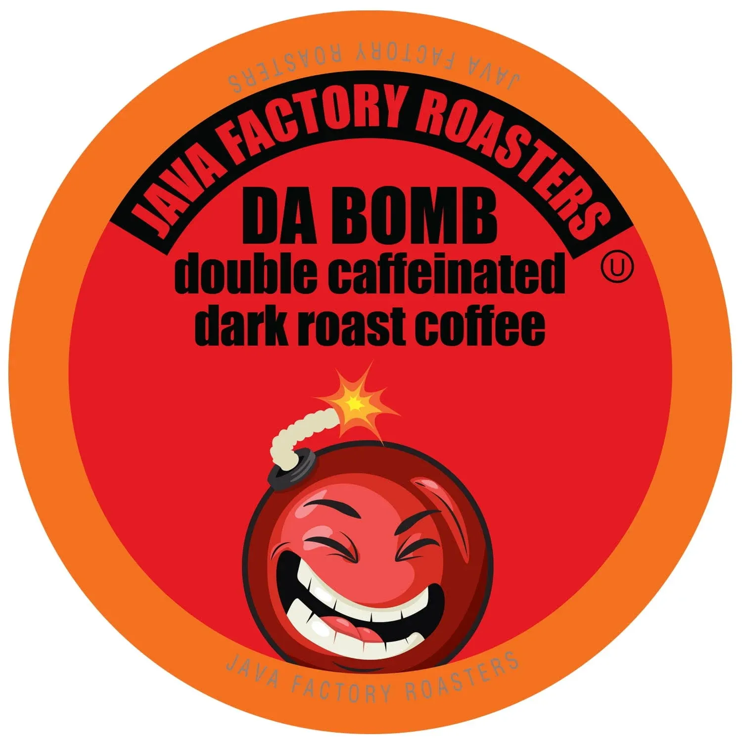 Java Factory Extra Bold Double Caffeinated Coffee Pods, Keurig Compatible, Da Bomb, 40 Count