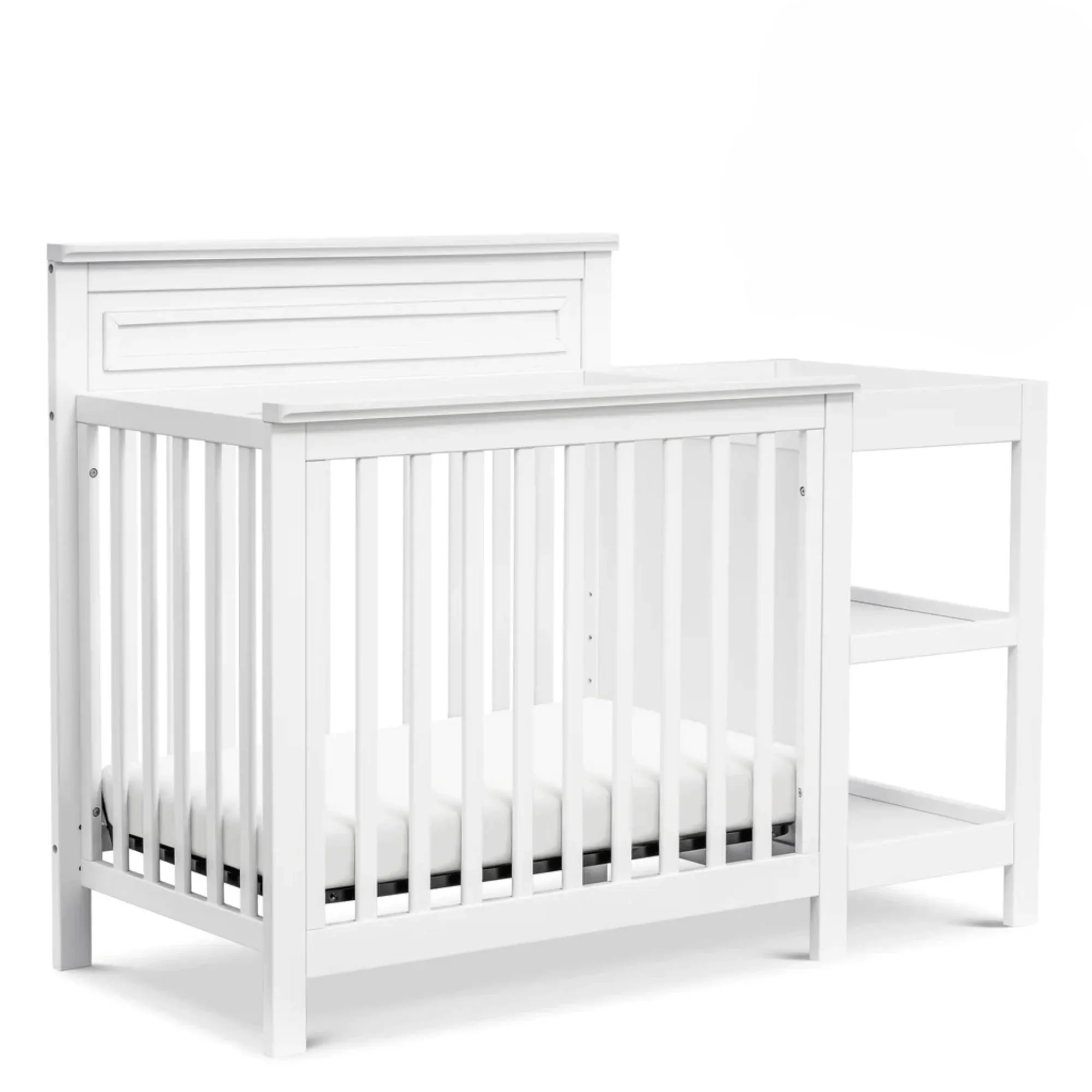 DaVinci Autumn 4-in-1 Mini Crib & Changer Combo - White