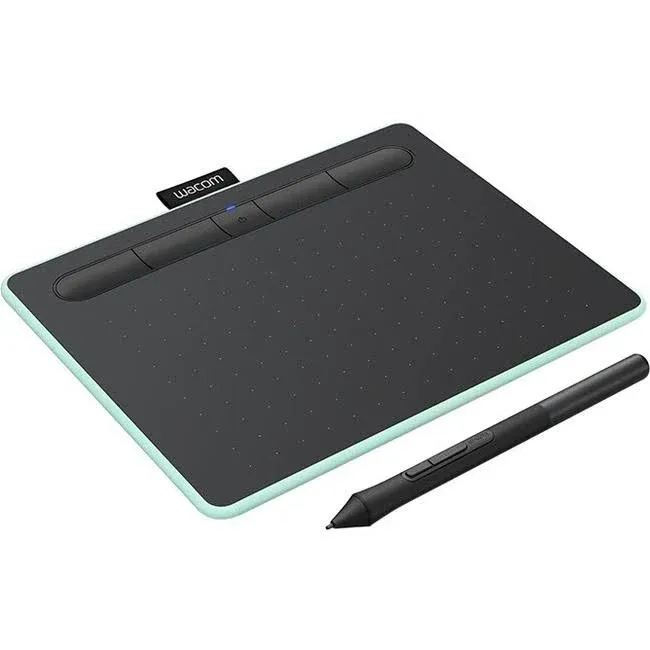 Wacom Intuos Small Bluetooth Graphics Drawing Tablet, 4 Customizable ExpressKeys, Portable for Teachers, Students and Creators, Compatible with Chromebook Mac OS Android and Windows - Black