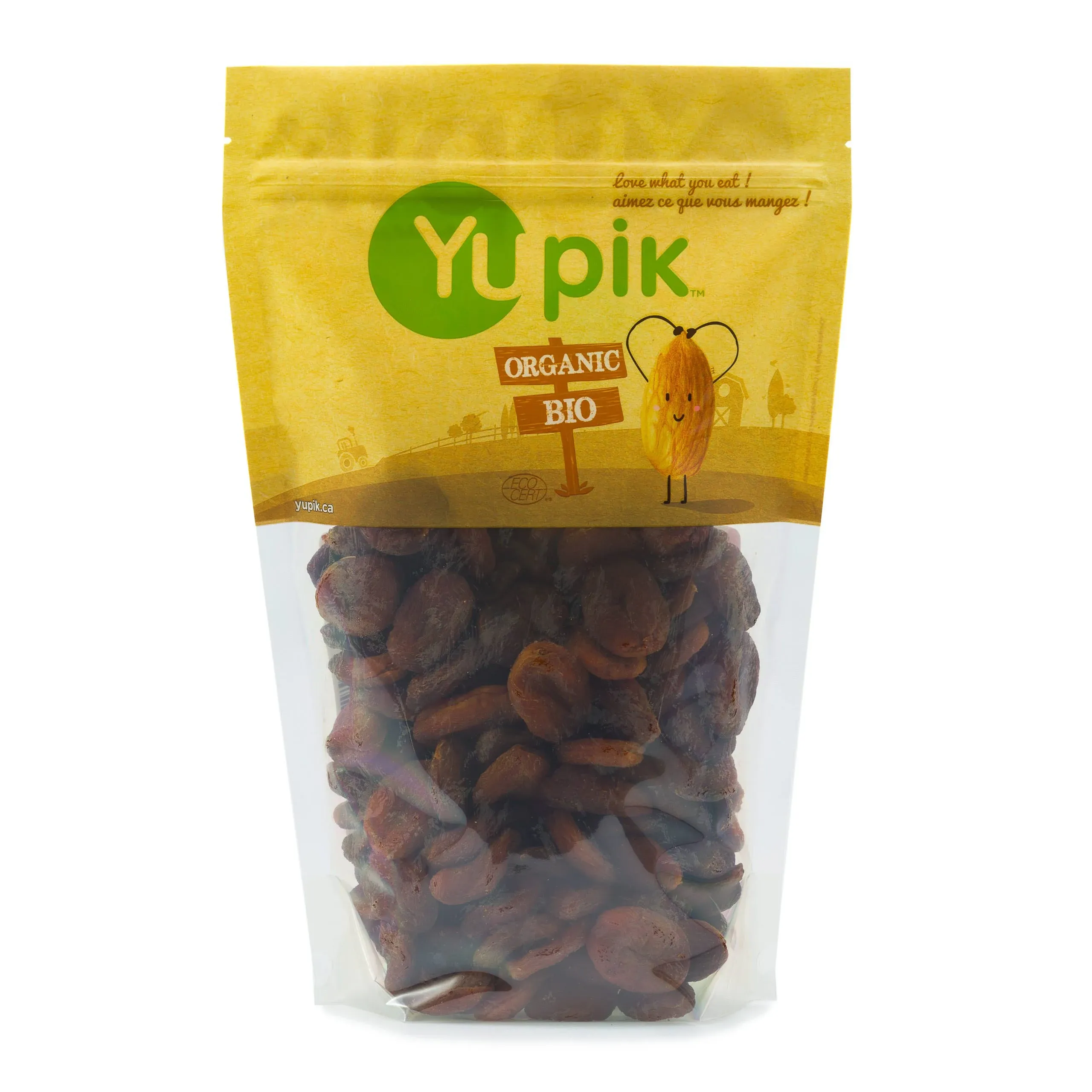 Yupik Organic Dry Fruits Dried Apricots 2.2 lb Non-GMO Vegan Gluten-Free