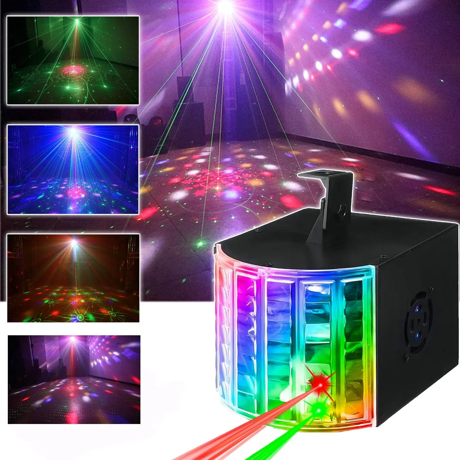 DJ Party Lights Disco Lights Projection Laser LightsSound-Co<wbr/>ntrolled Stage Li...