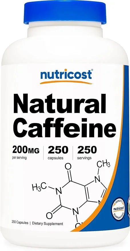 Nutricost Natural Caffeine Capsules