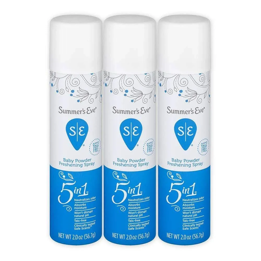 Summer's Eve Baby Powder Freshening Spray