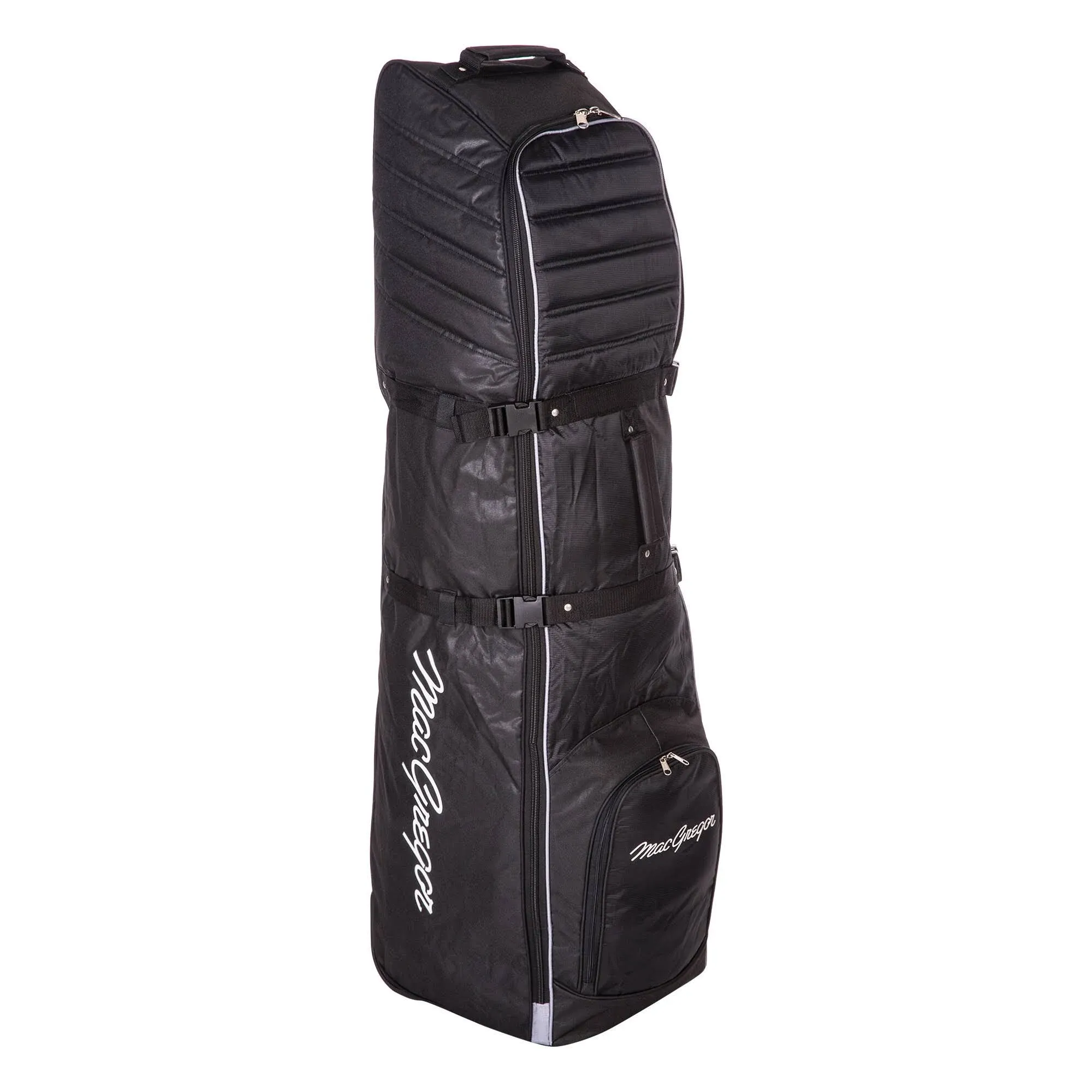 MacGregor VIP II Wheeled Travel Bag Padded Golf Bag Flight Cover Black