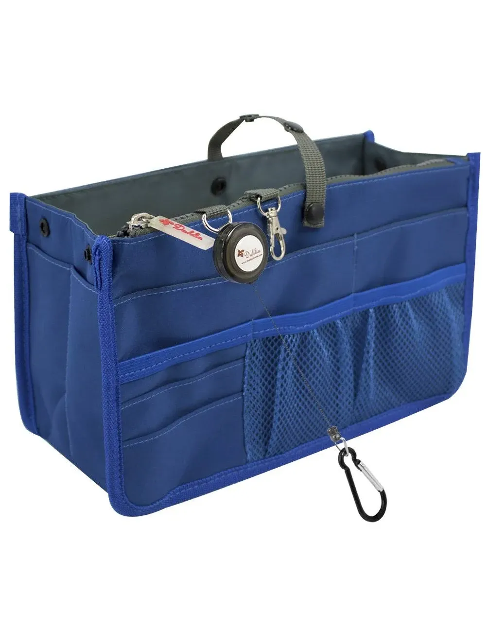 Handbag Purse Organizer Insert | Patented, Sturdy and Flexible Design | Dahlia