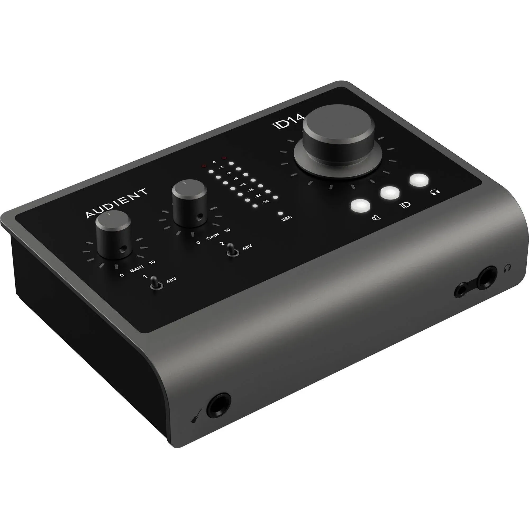 Audient iD14 MKII 10-In / 6-Out USB-C Audio Interface with 2 Audient Console Mic Pres