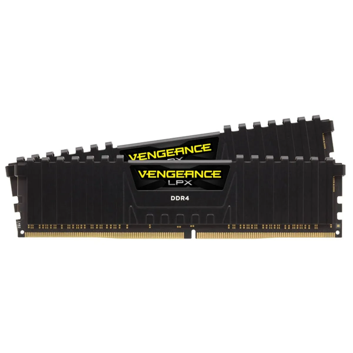 Corsair Vengeance LPX 32GB (2 x 16GB) DDR4-3200 PC4-25600 CL16 Dual Channel Desktop Memory Kit CMK32GX4M2E3200C16 - Black