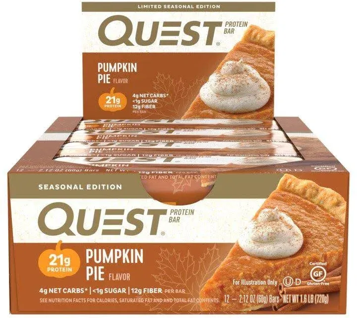 Quest Protein Bar Pumpkin Pie