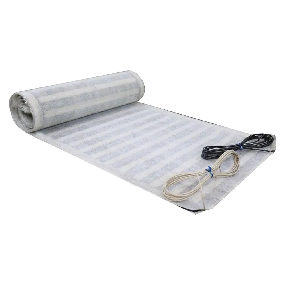 QuietWarmth 3 x 5 120 Volt Electric Floating Floor Mat Heating System, Cream