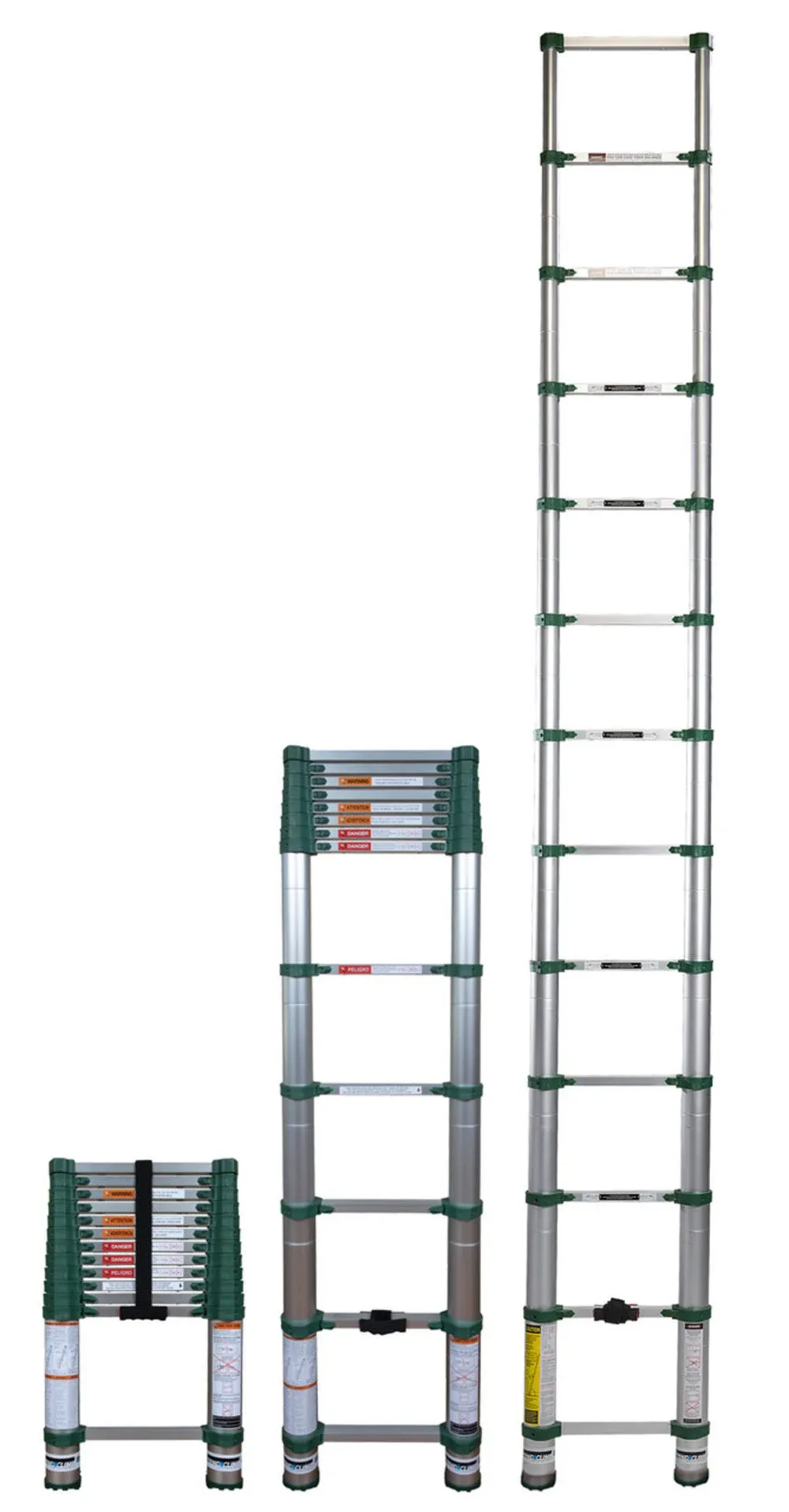 Xtend & Climb Pro 12.5-ft Aluminum Type 1A-300-lb Load Capacity Telescoping Extension Ladder