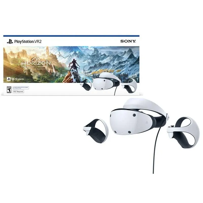 Sony PlayStation VR2 Headset and Controllers - White (Renewed)