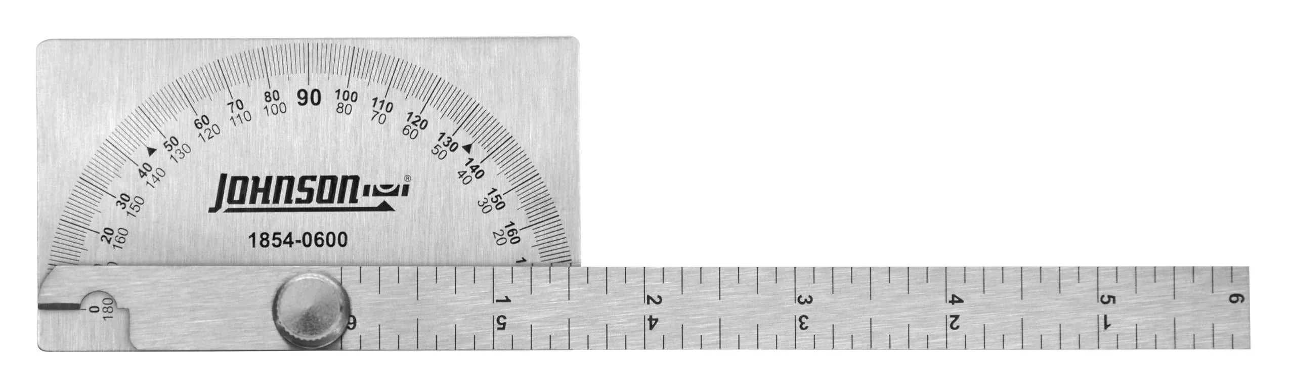 Johnson Level Stainless Steel Protractor 1854-0600