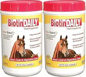 (2 Pack) Biotin Daily Hoof Care Supplement