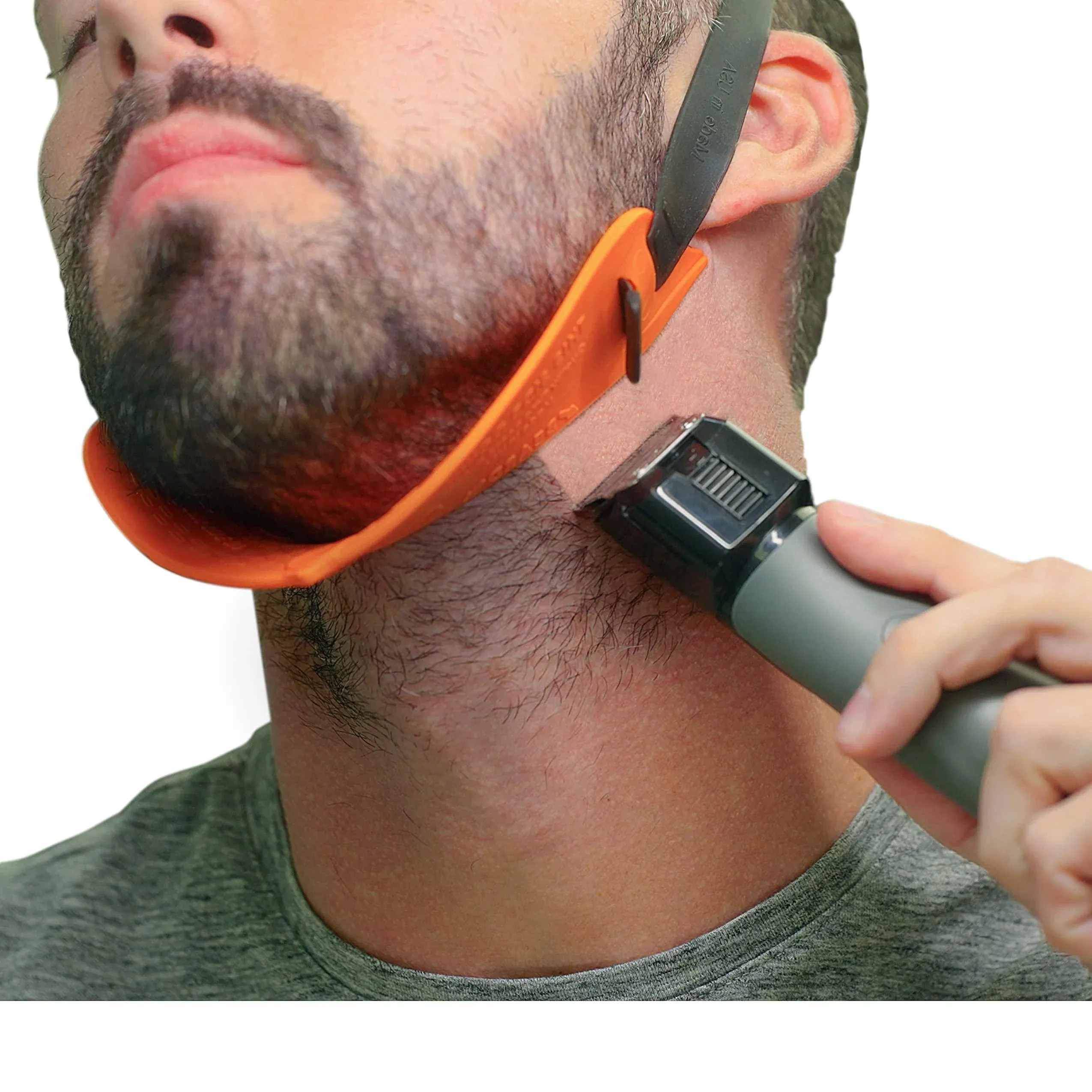 Quality Time Beard Neckline Shaper GUIDE; A Hands-Free, Flexible and Adjustable ...