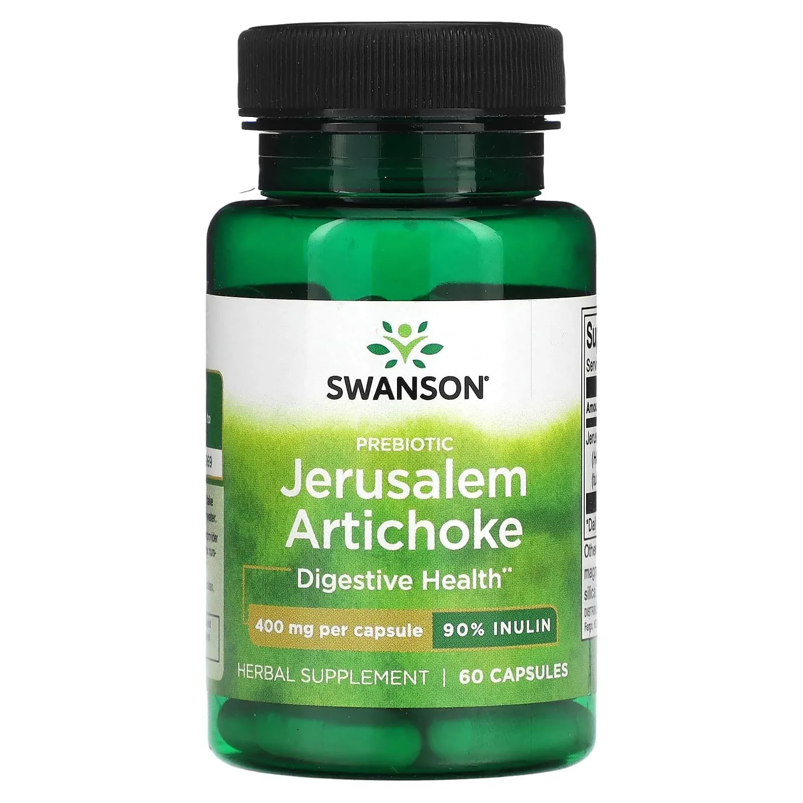 Swanson Full Spectrum Jerusalem Artichoke 400 Milligrams 60 Capsules