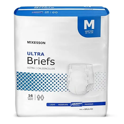 Incontinence Brief McKesson Ultra Heavy Absorbency