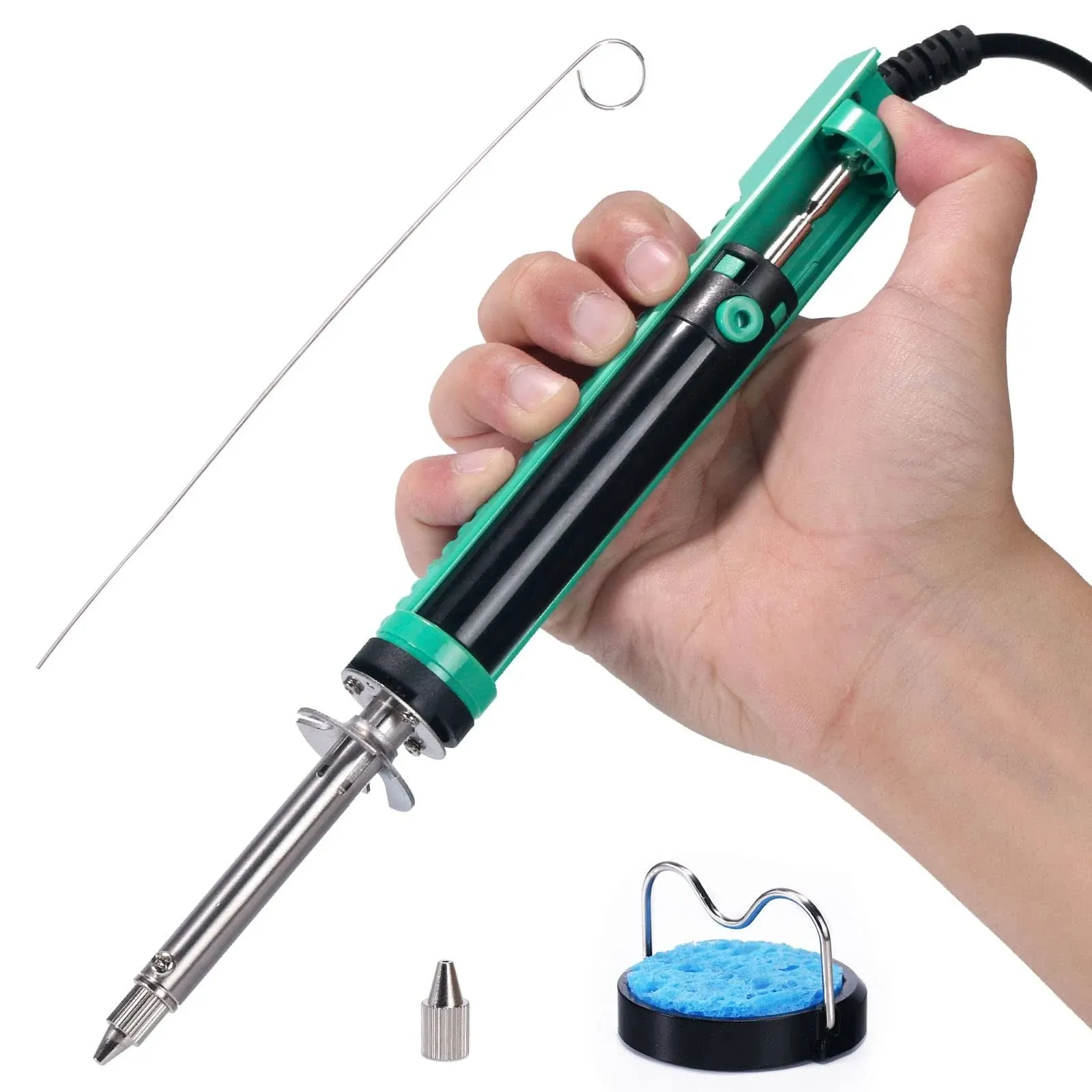 YIHUA 929D-V Electric Desoldering Soldering Iron Solder Sucker Desoldering Pump ...