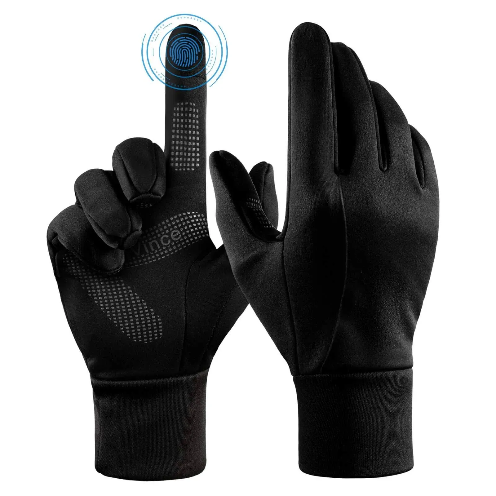 FanVince Cycling Gloves Touchscreen Winter Warm Glove - Windproof Water Resis...