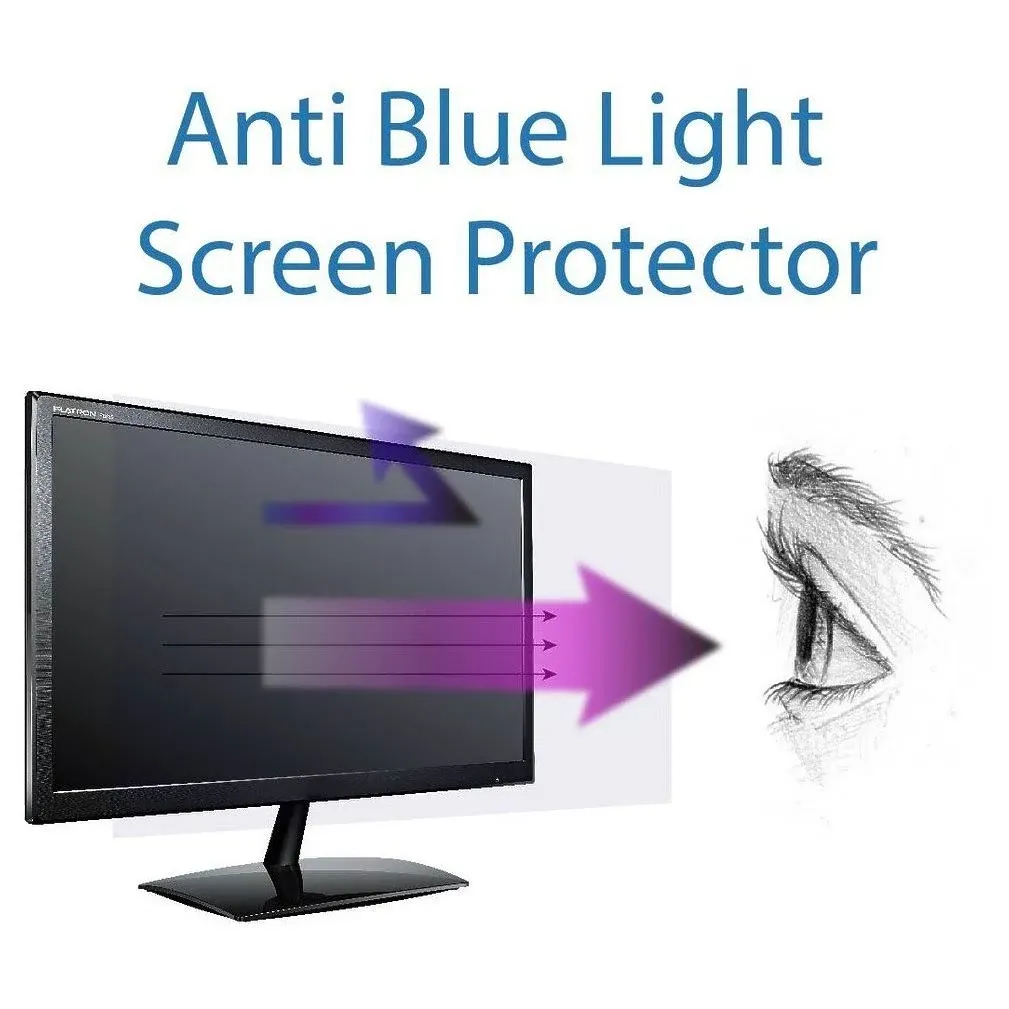 Anti Blue Light Screen Protector 3 Pack for 24 Inches Widescreen Desktop Monitor