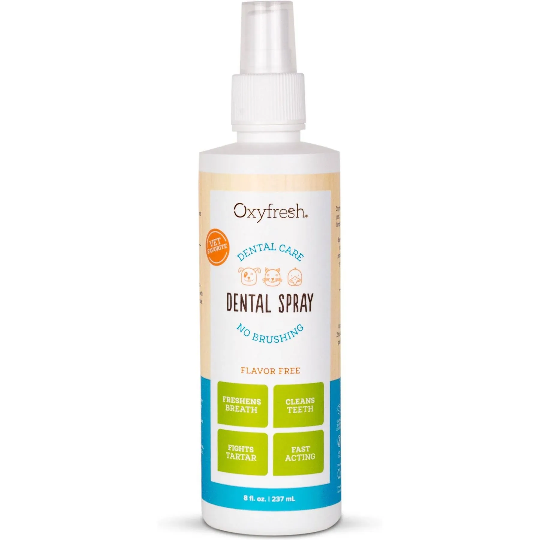 Oxyfresh Advanced Pet Dental Spray - Instant Pet Fresh Breath: Easiest No ...